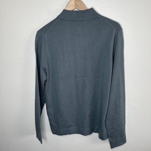 Vince Mens Button-Up Wool Blend Collared Knit Sweater Small - Picture 6 of 10
